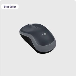 🩶♠️🩶NWT Logitech Wireless Mouse - Dark Gray & Black - 12 mo. Battery life